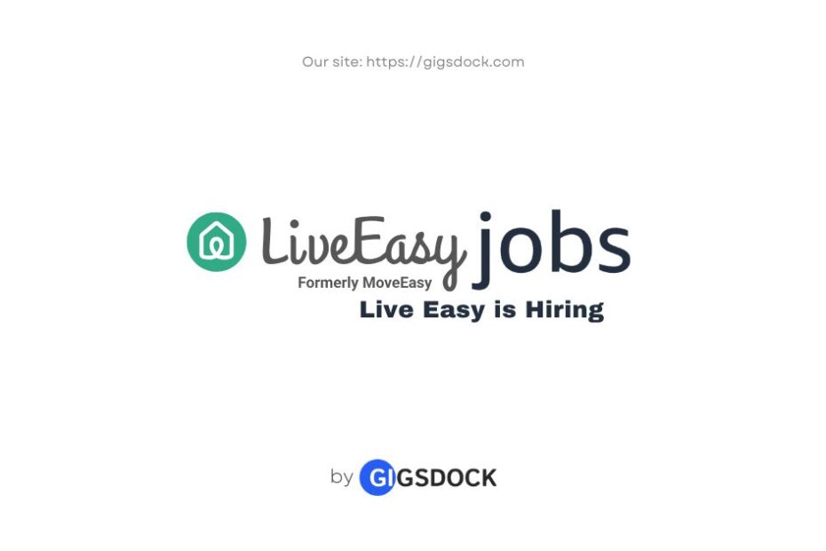 Live Easy is hiring: Explore the latest Live Easy jobs on Gigsdock.