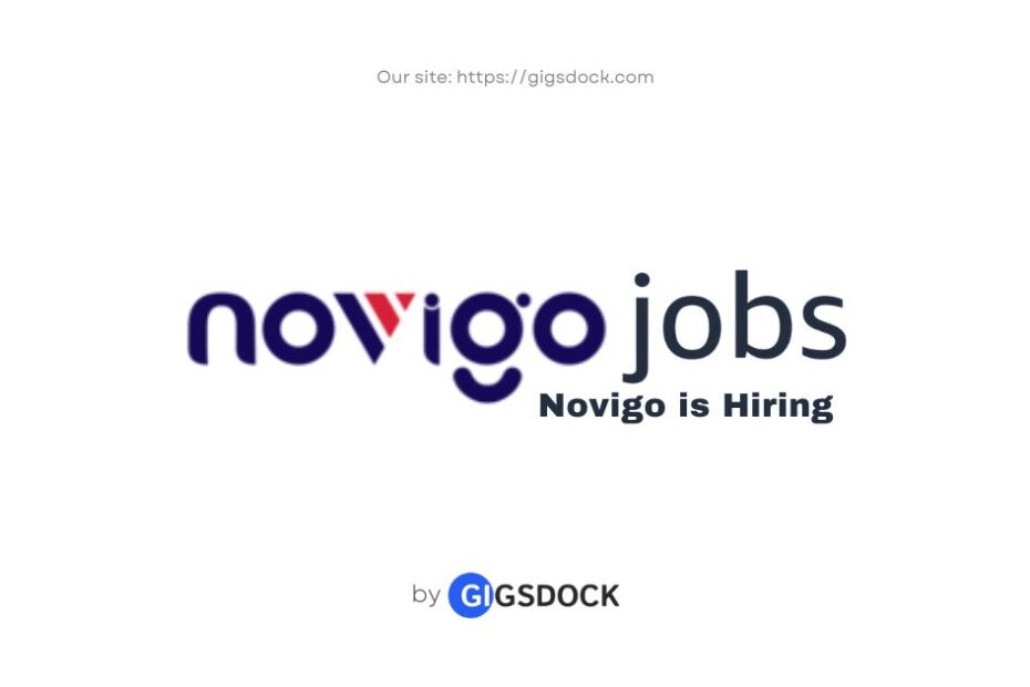 Novigo is hiring: Explore the latest Novigo jobs on Gigsdock.
