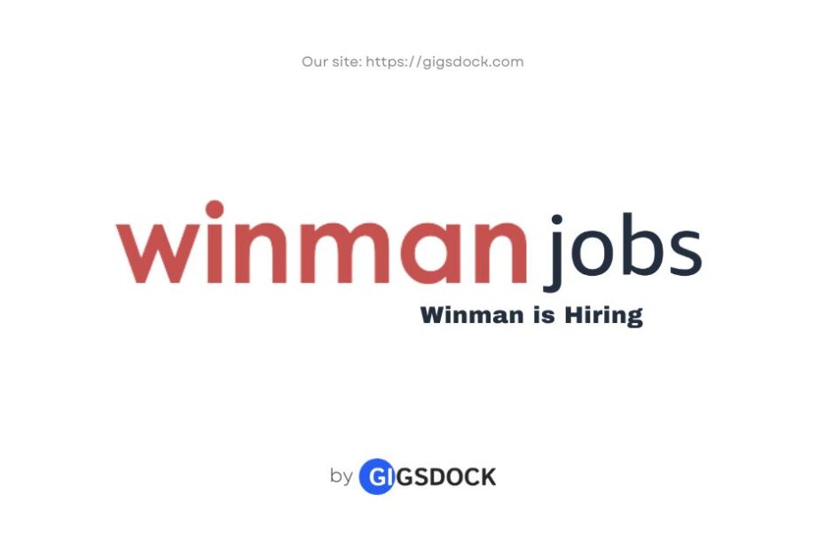 Winman Software is hiring: Explore the latest Winman Software jobs on Gigsdock.