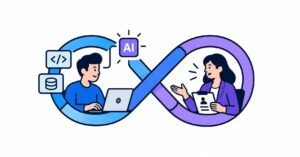 A developer preparing for the top 10 AI-Native Full Stack Software Engineer HR interview questions.